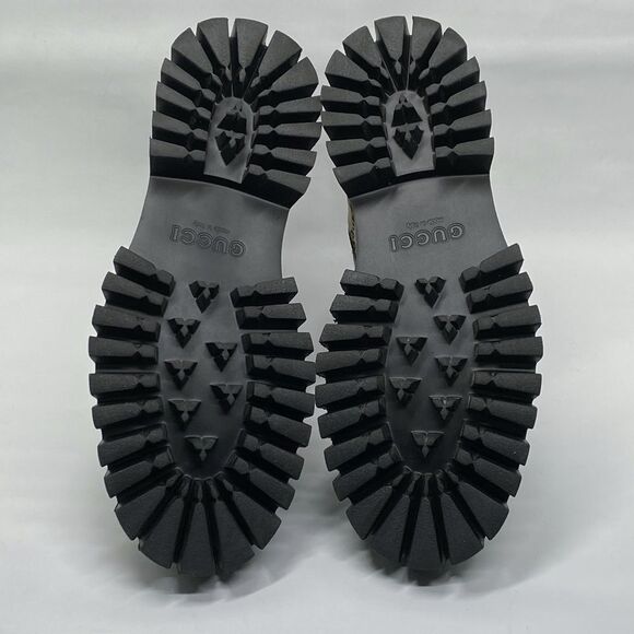 Gucci Men's Novo GG Canvas Chelsea Boots size 8/us size 9 - Picture 13 of 14